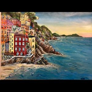 Original painting  "Viva Italia!"